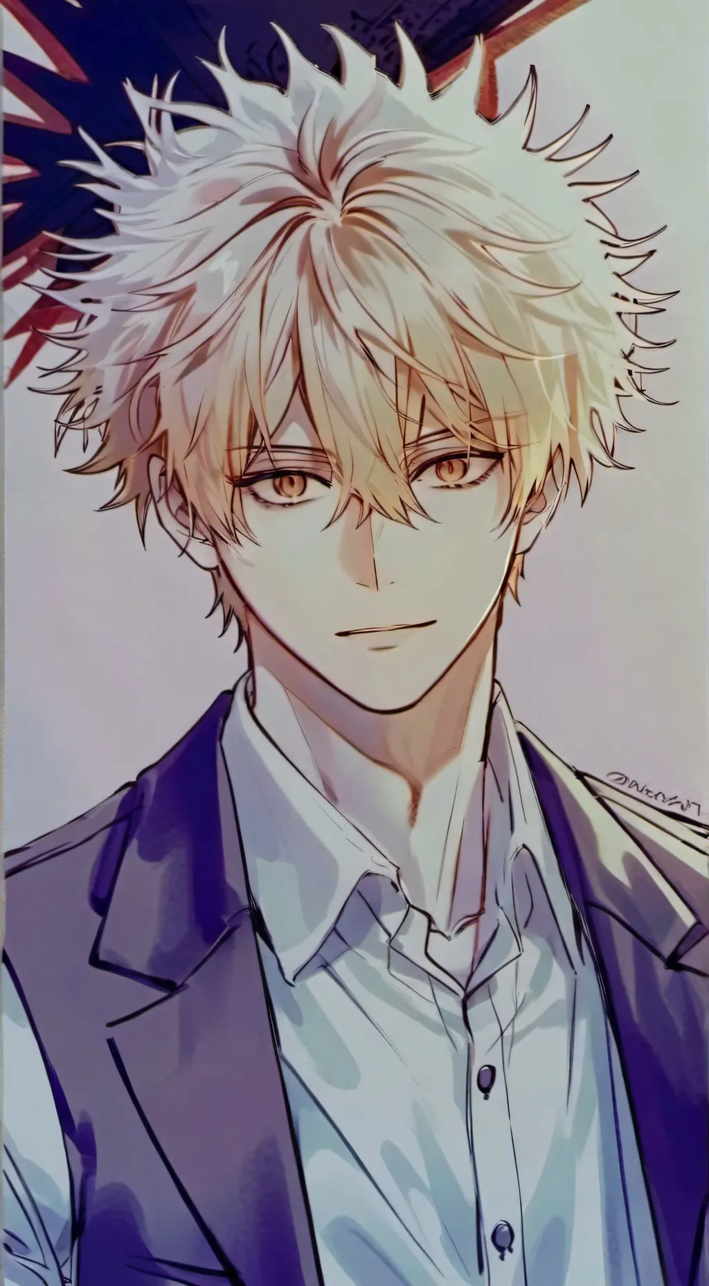 ai character: 🖤🧡Bakugo🖤🧡 background