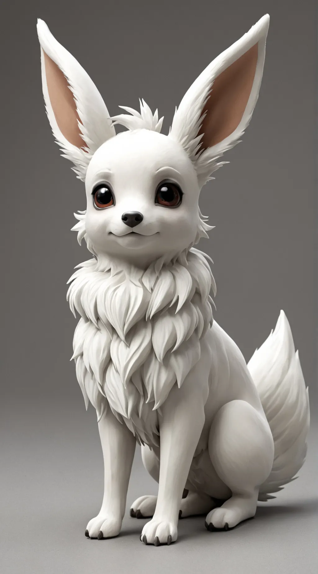 ai character: Shiny eevee background