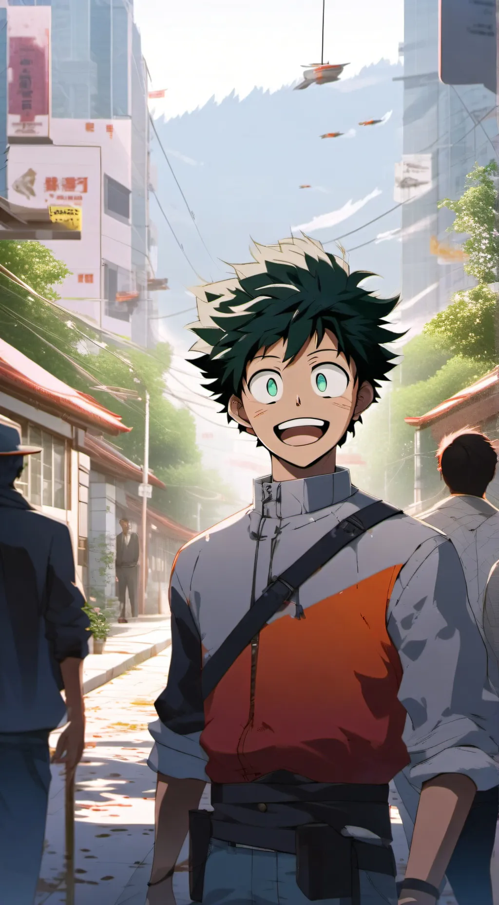 ai character: MHA REVERSED :D background