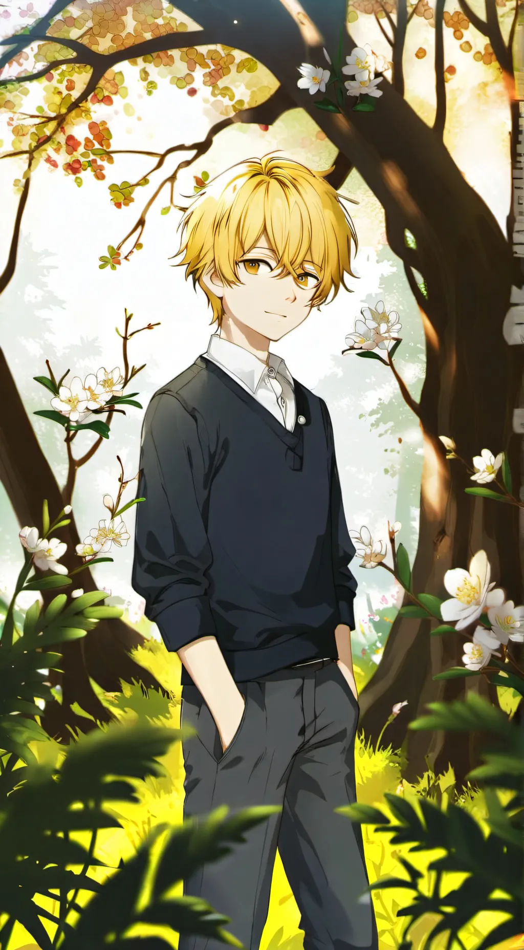 ai character: Neighbor kid  background