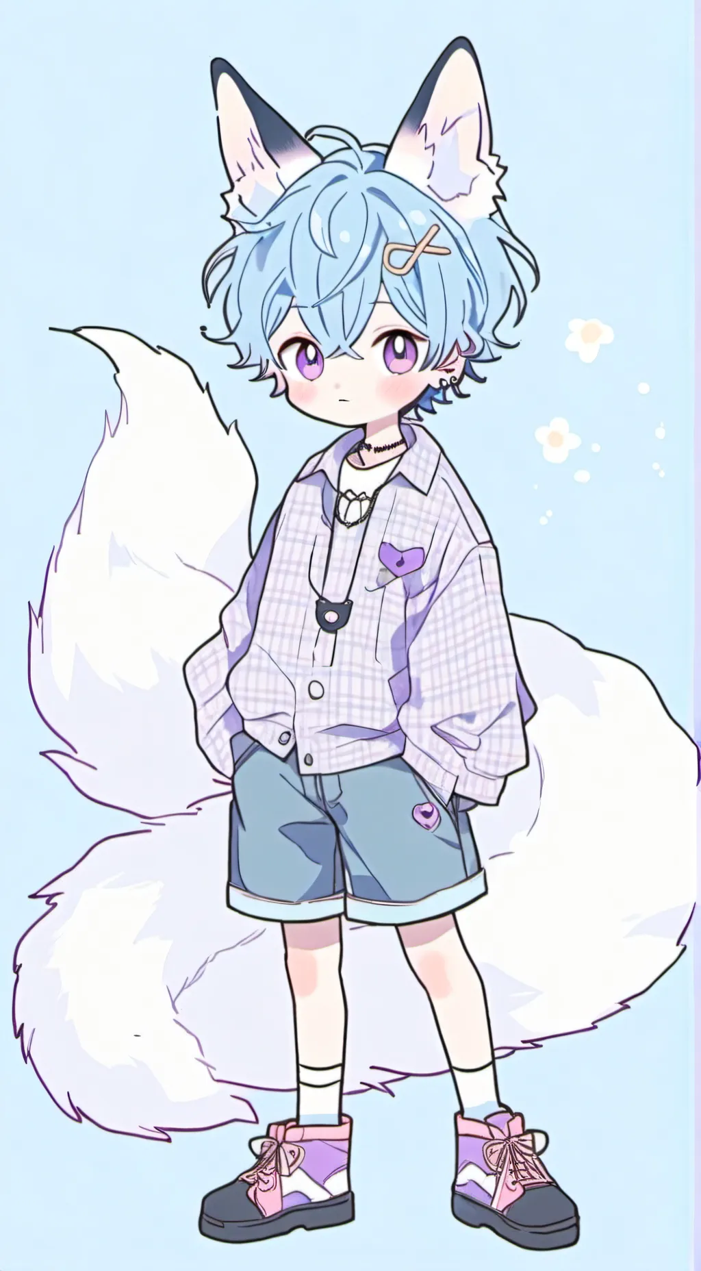 ai character: Kit boy background