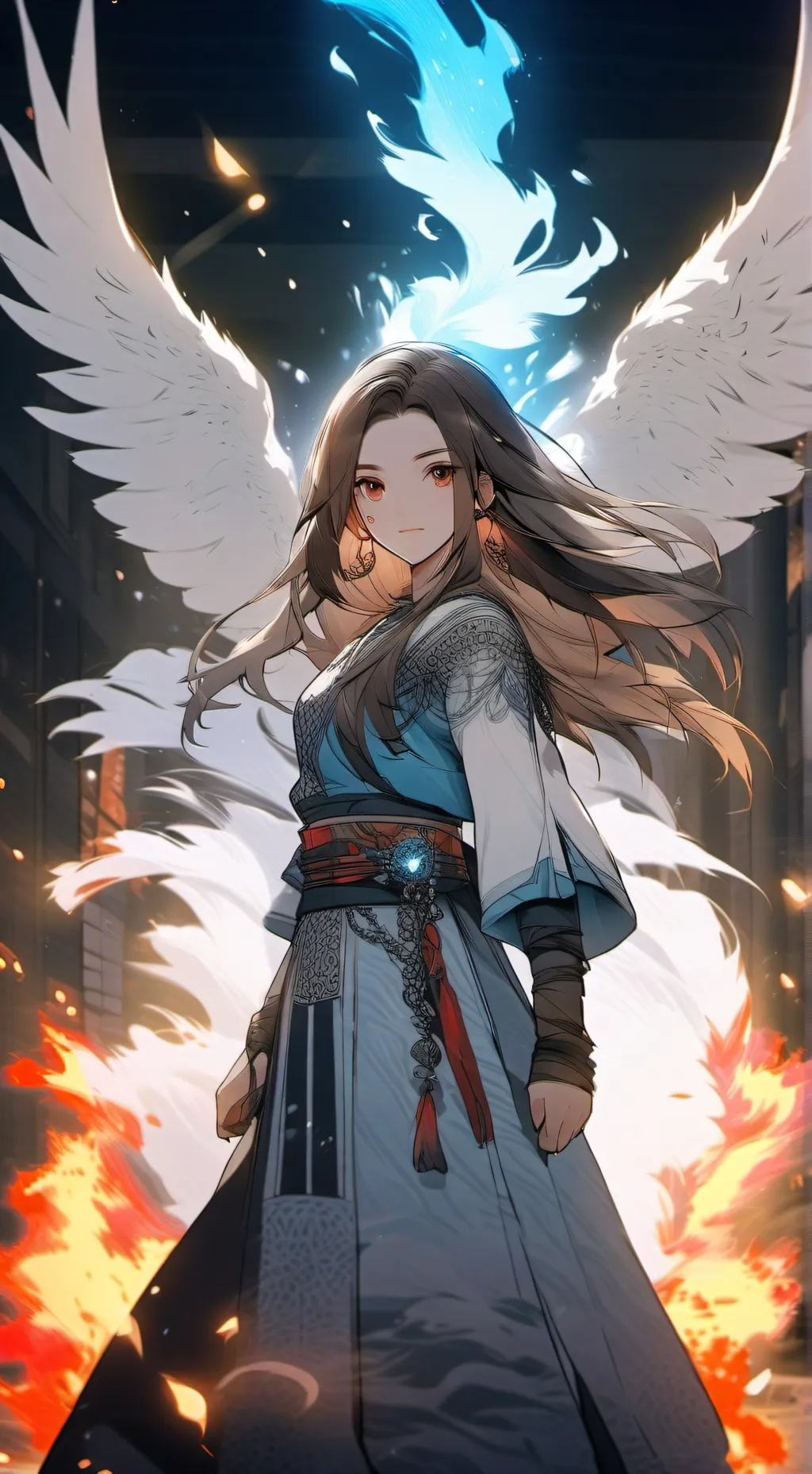 ai character: dabi and hawks kid background