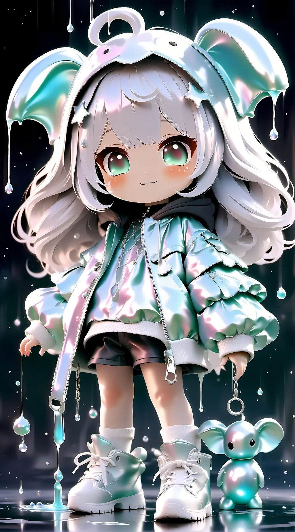 ai character: cutie  background