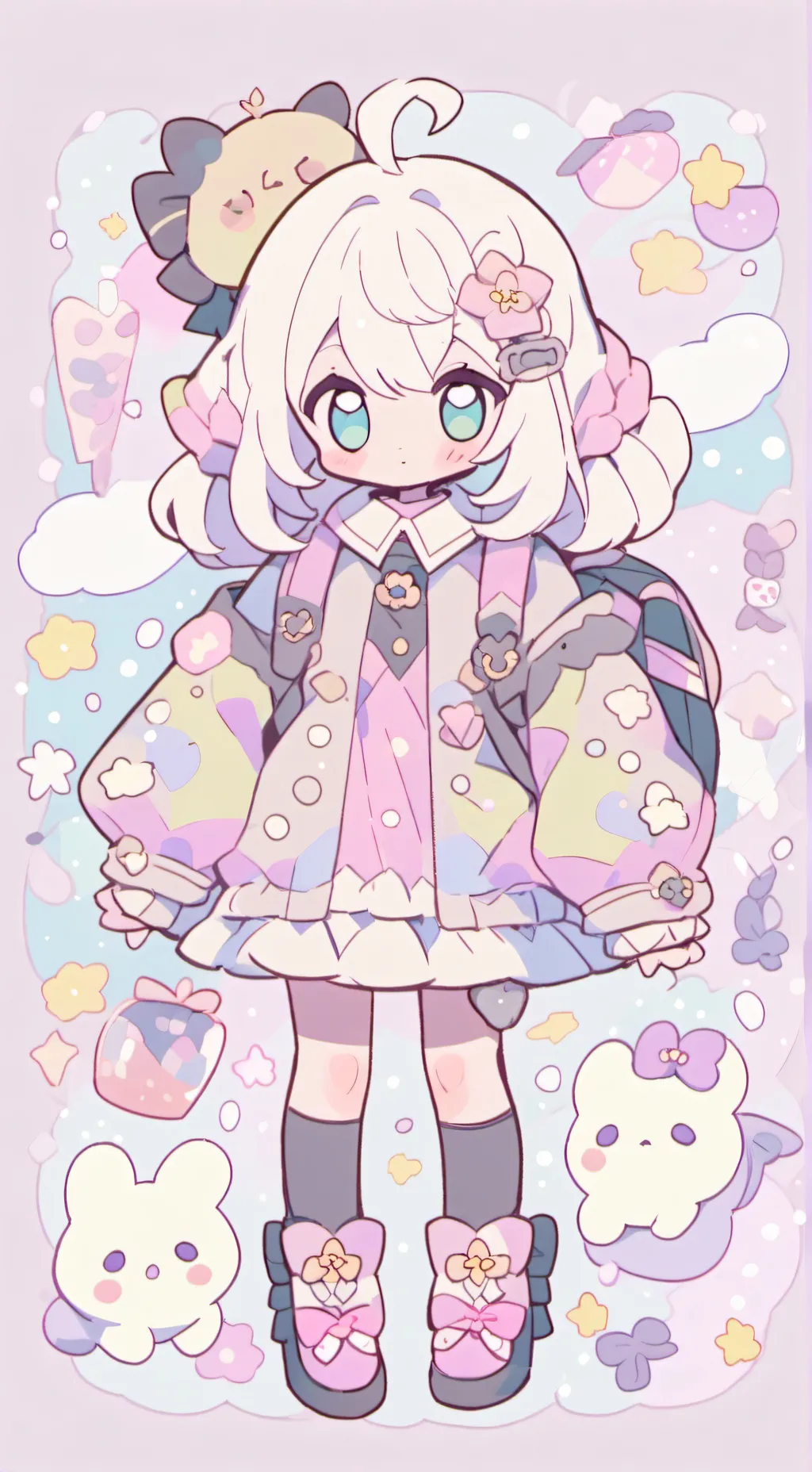 ai character: école mha background