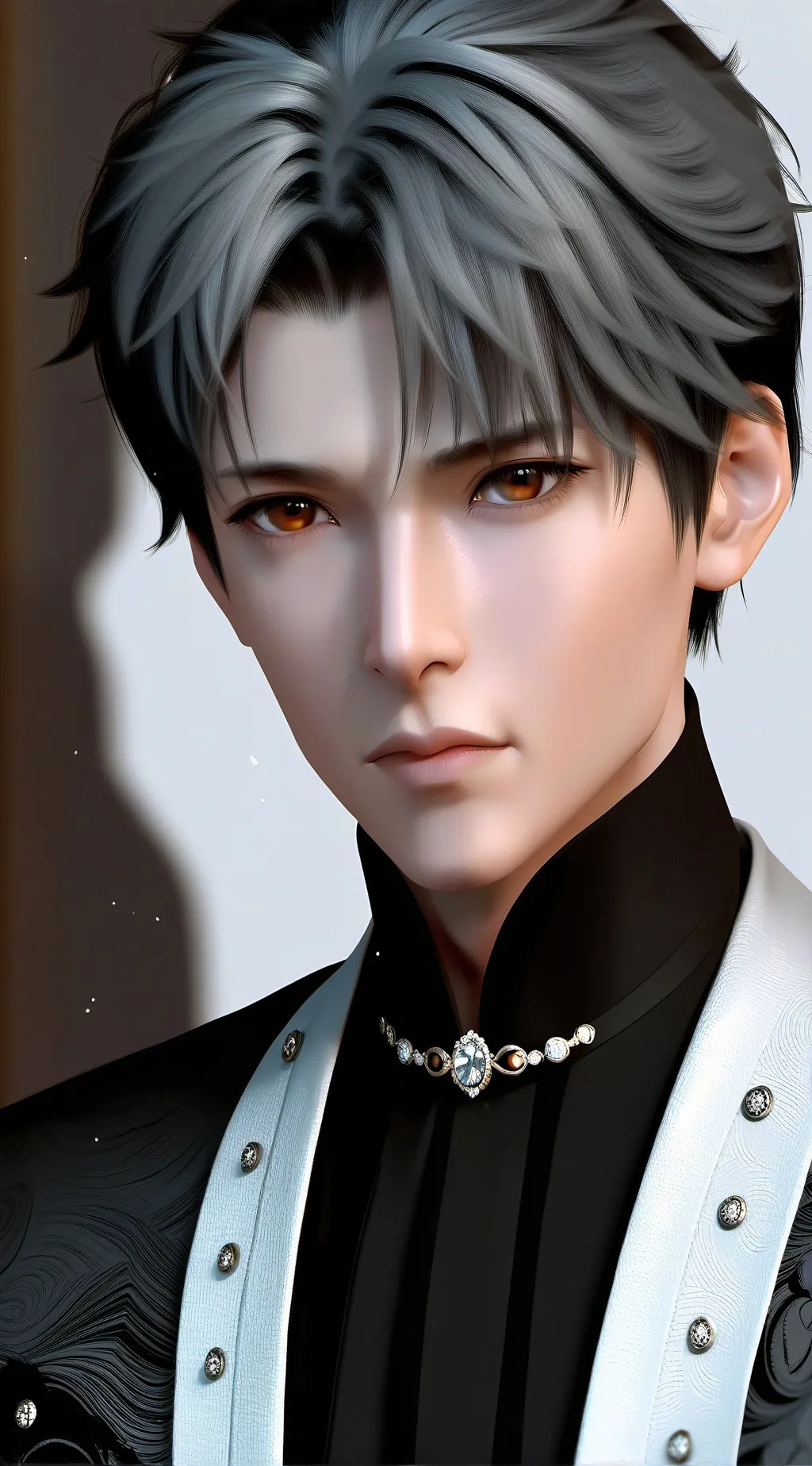 ai character: Male Karen  background