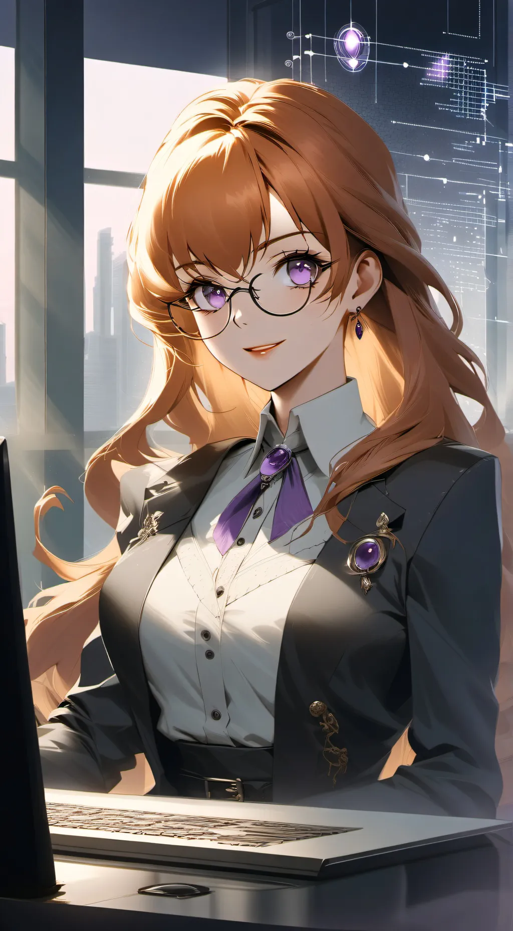 ai character: Himari background