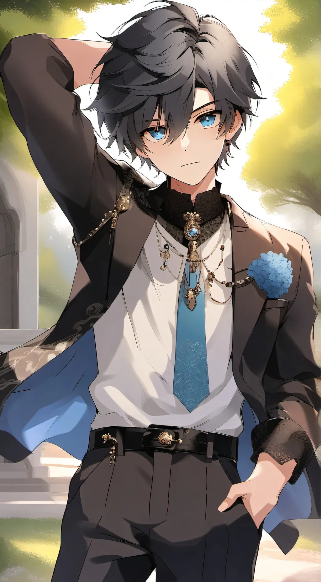 ai character: ✩Noah✩ background