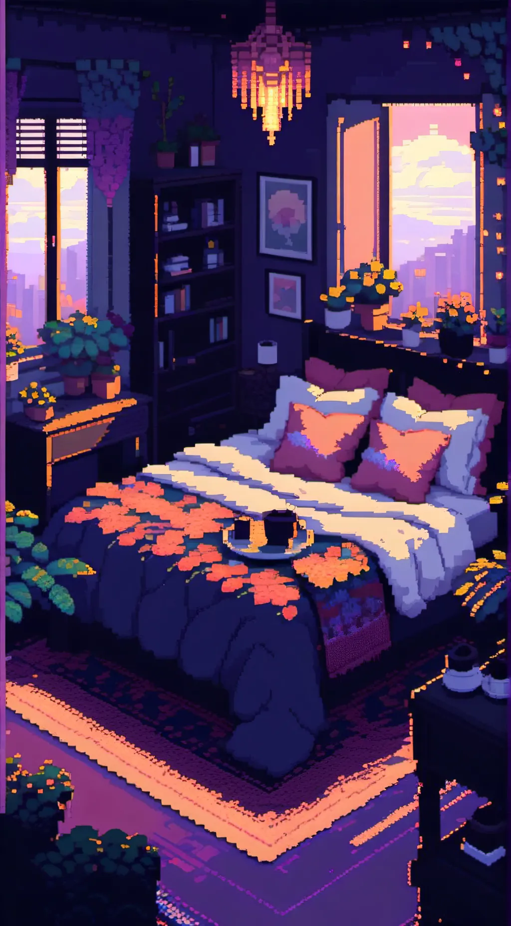 ai character: FPE Sleepover background