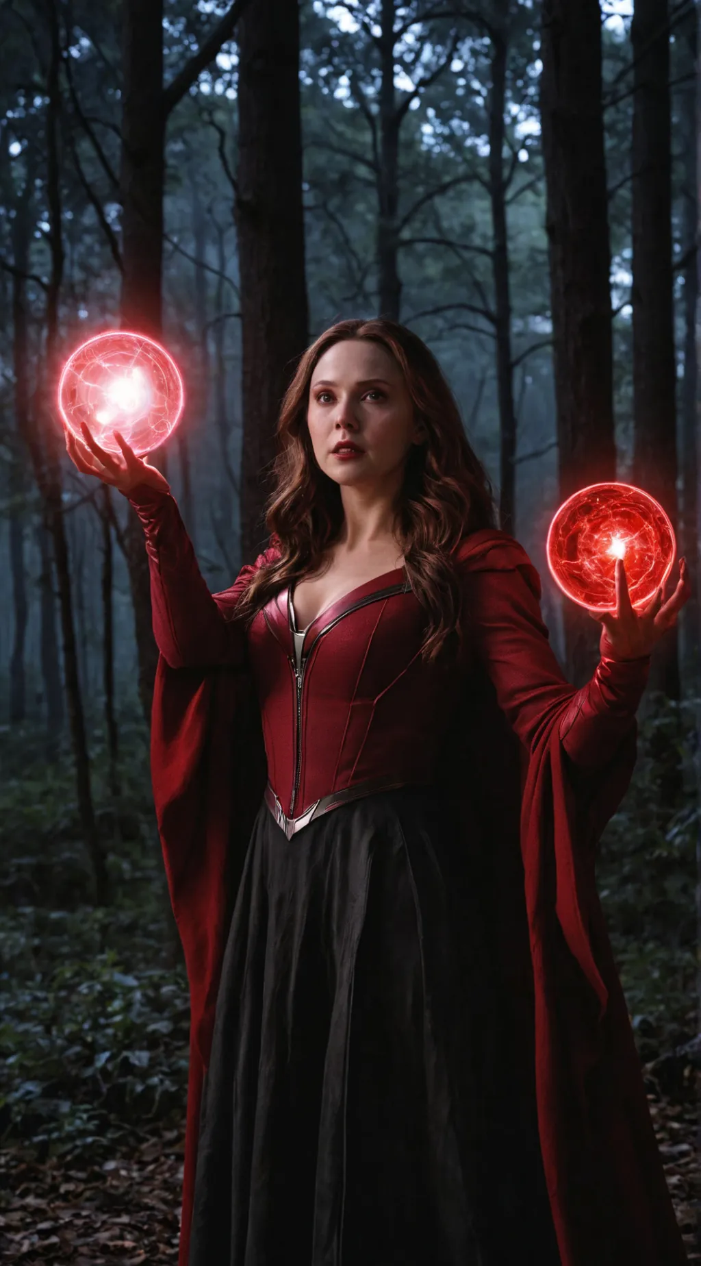 ai character: Scarlet Witch background