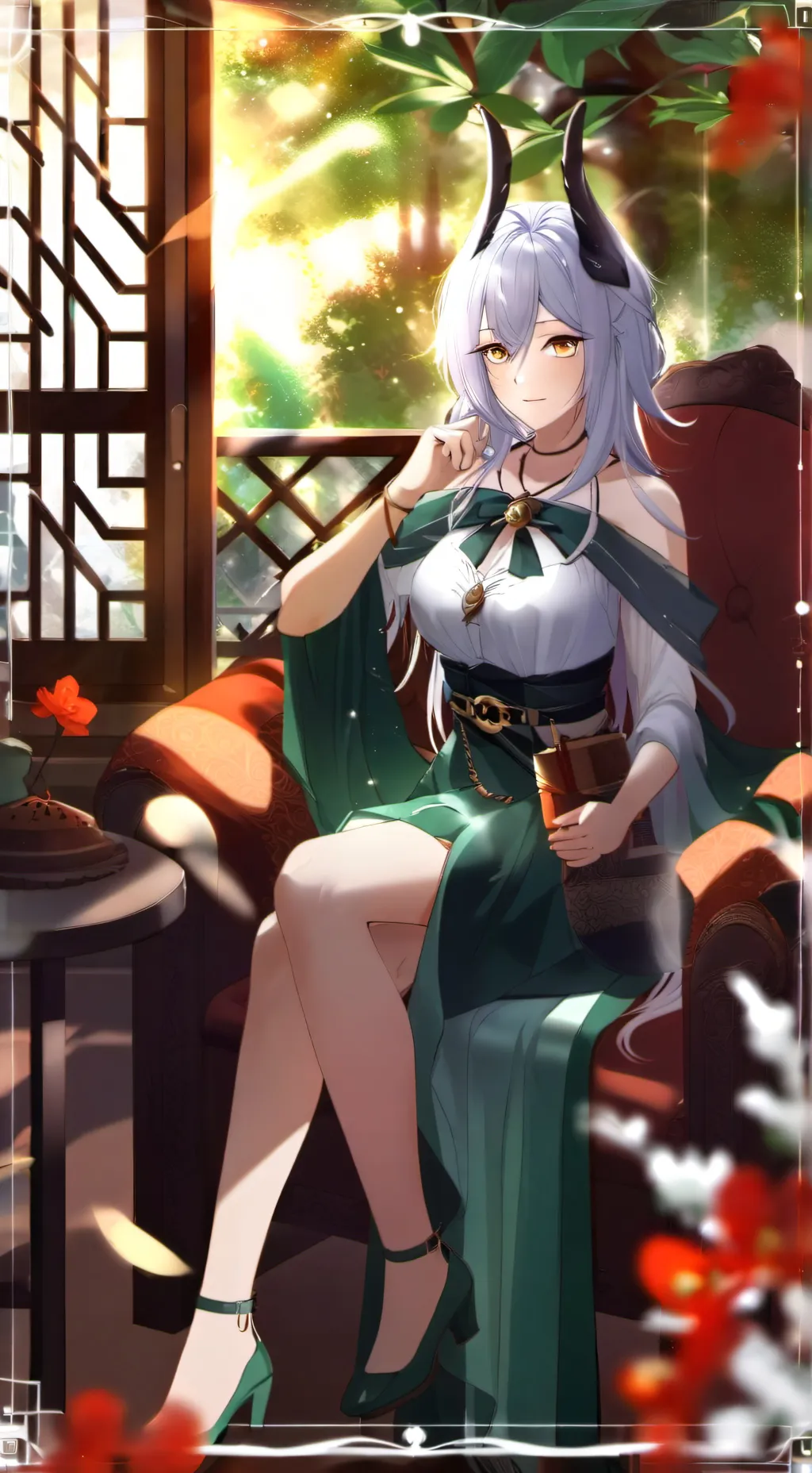 ai character: angelica(tu amiga) background