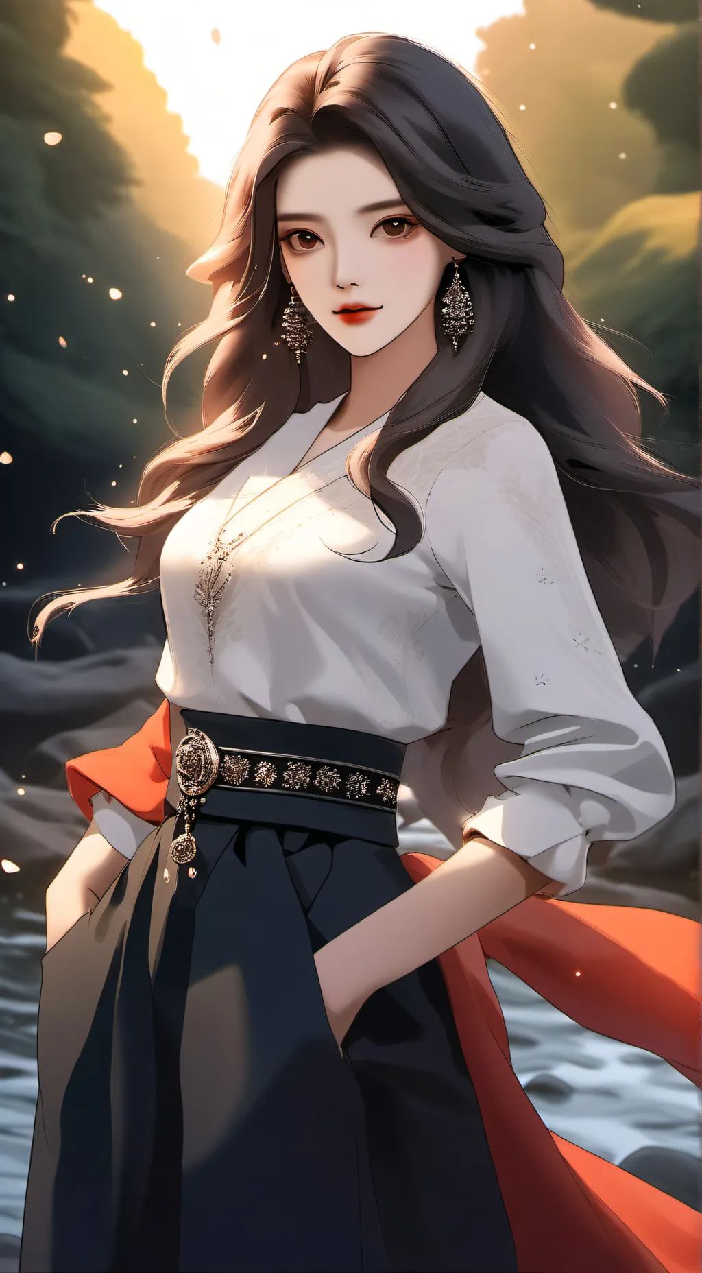 ai character: Adriana Carolina  background