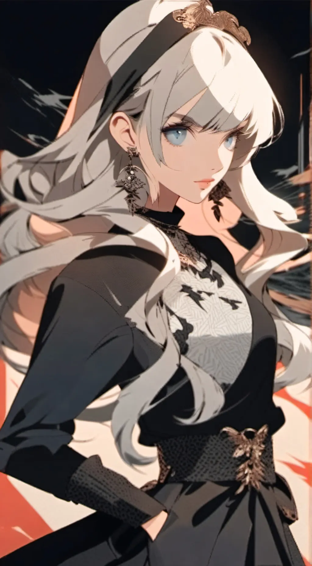 ai character: Ashely  background