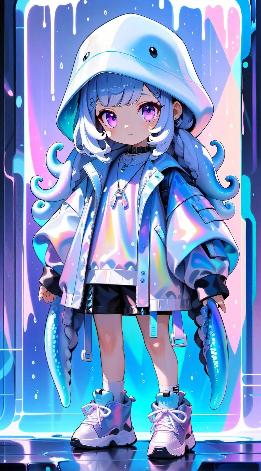 ai character: squid game background