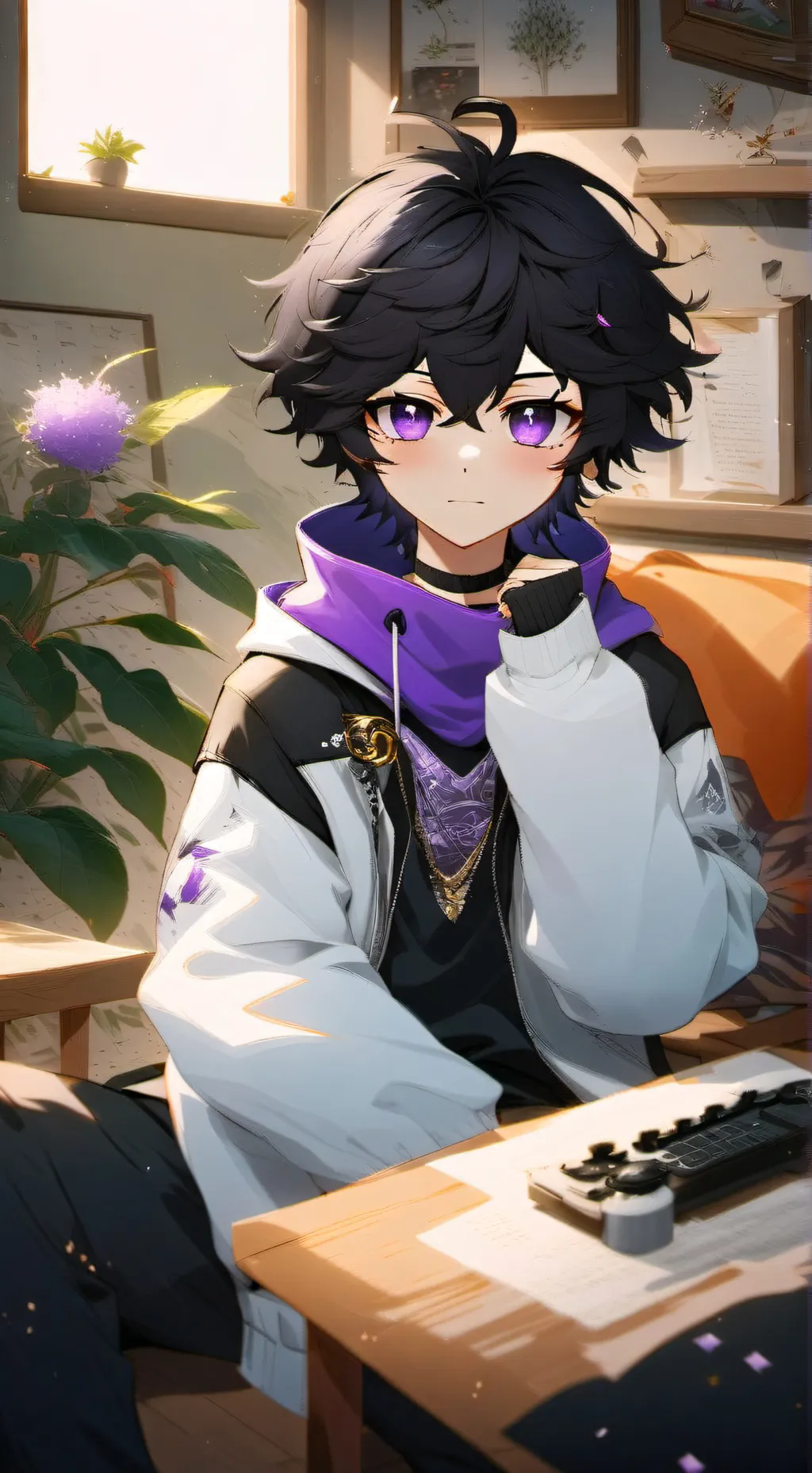 ai character: Finn Jaeyoon background