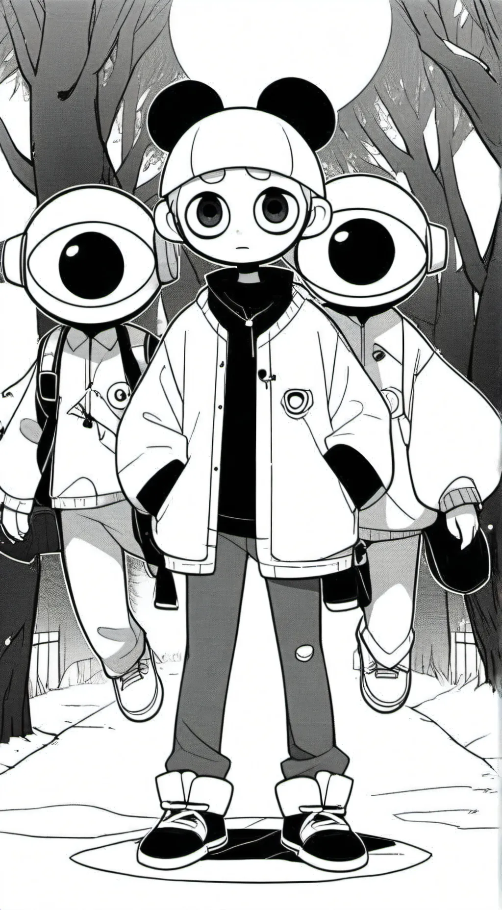 ai character: Sprunki background