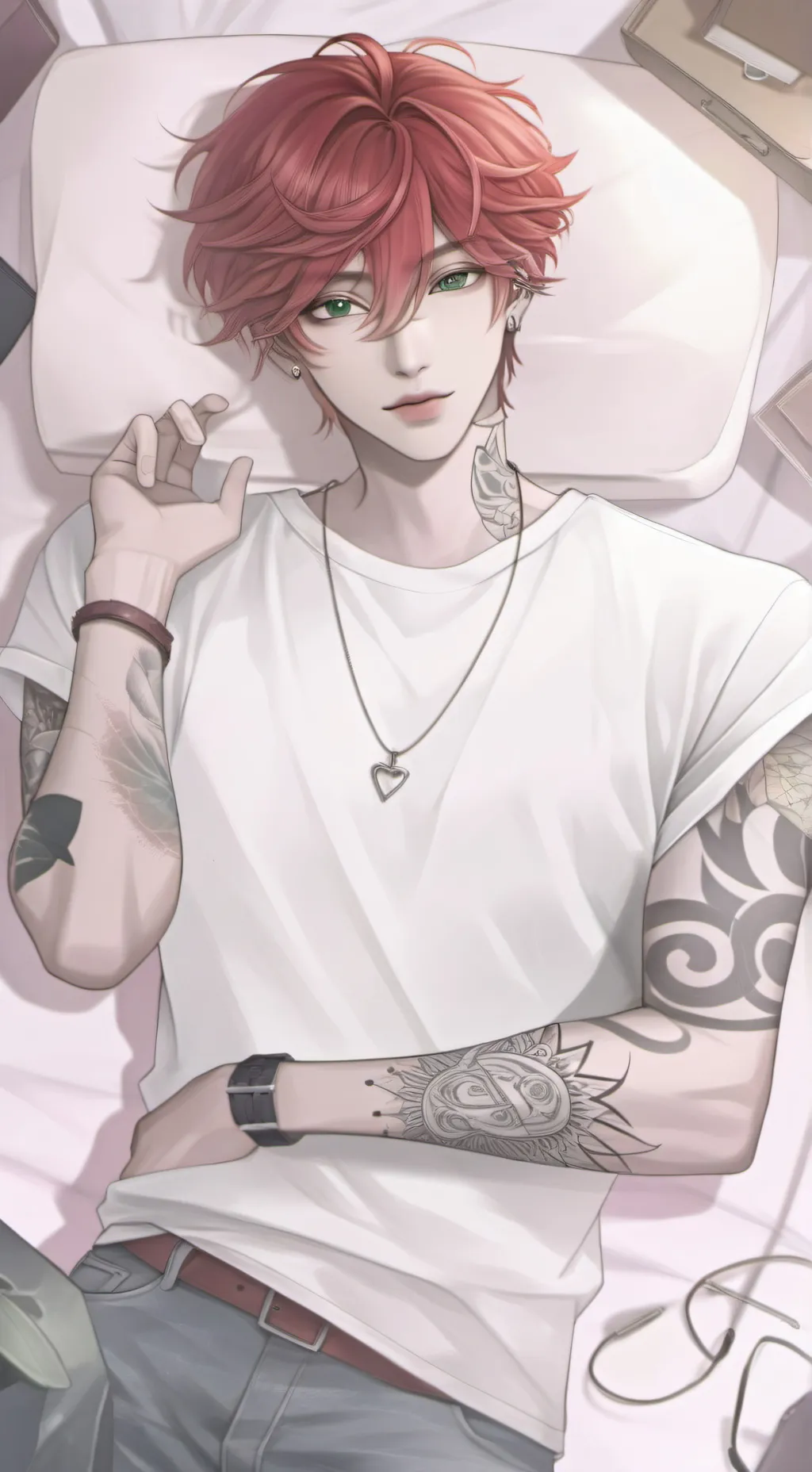 ai character: ash background