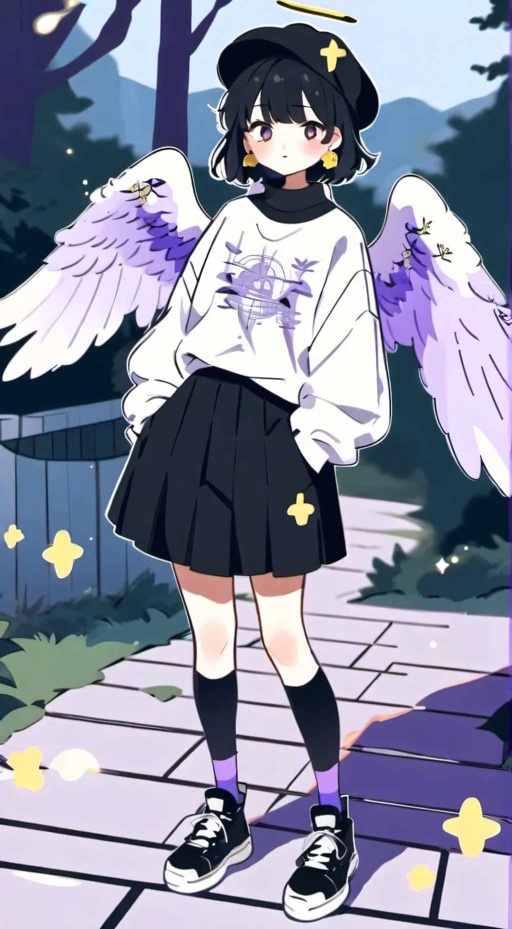 ai character: Aroace roommate  background