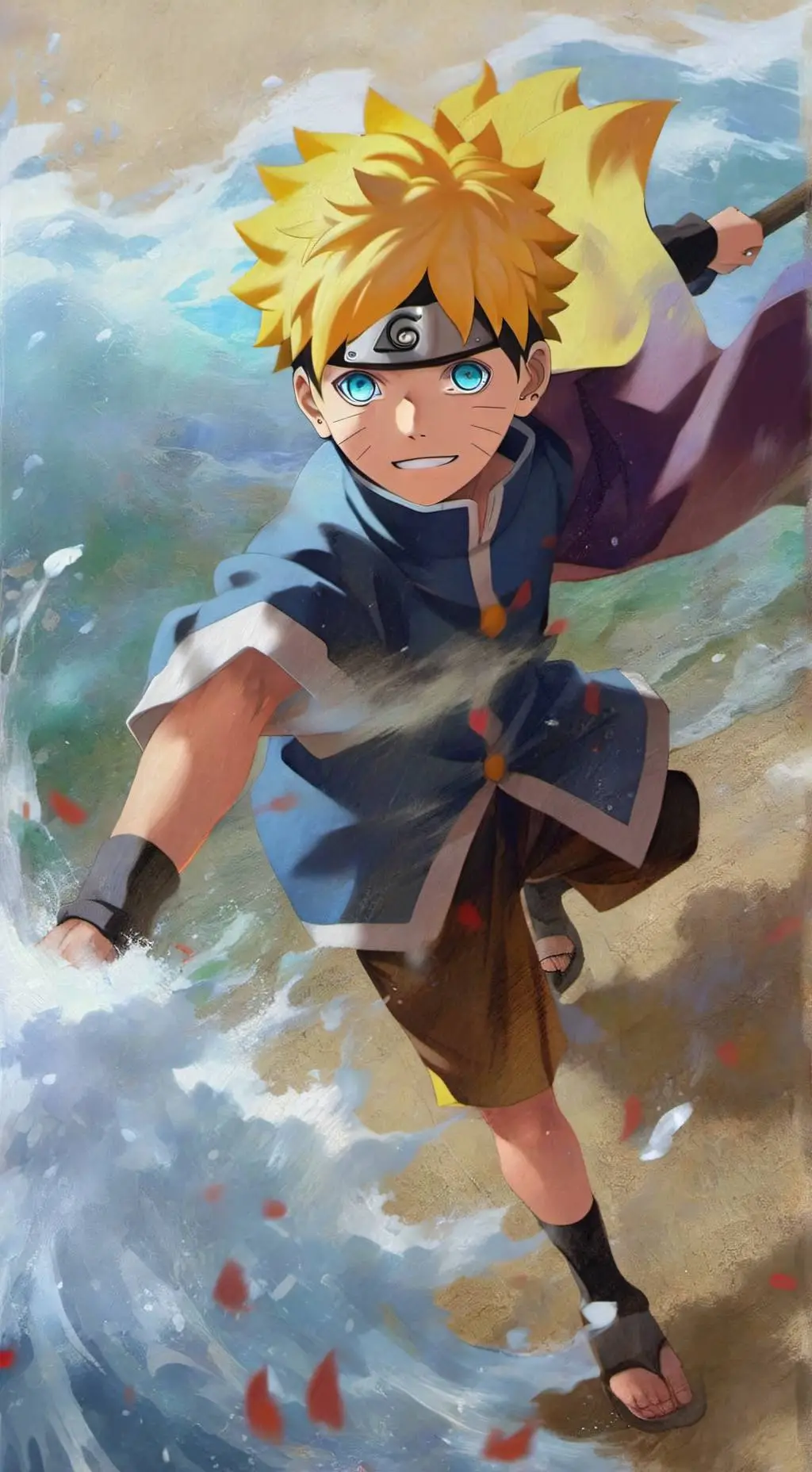 ai character: new team 7 background
