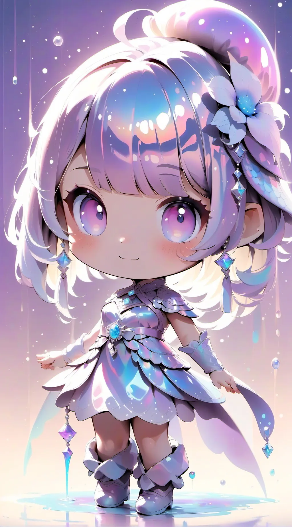 ai character: luna  background
