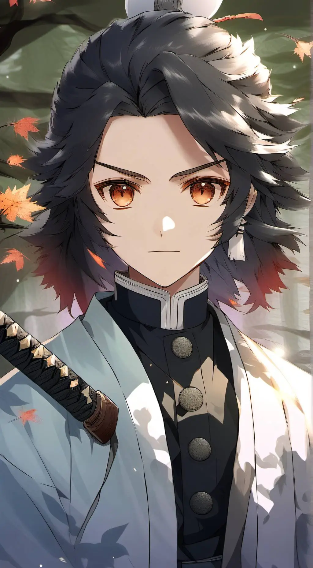 ai character: HASHIRAS  background