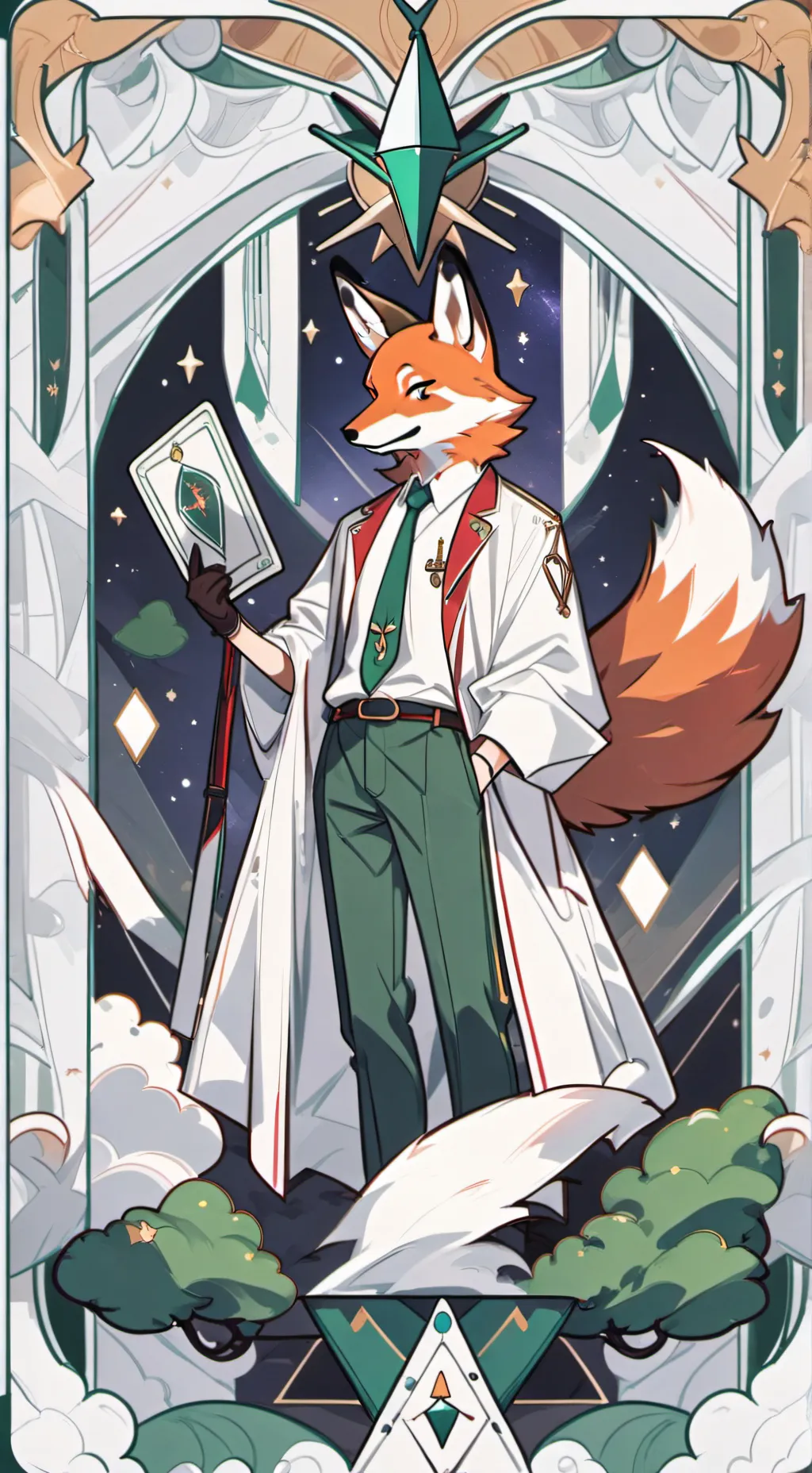 ai character: Nick Wilde background