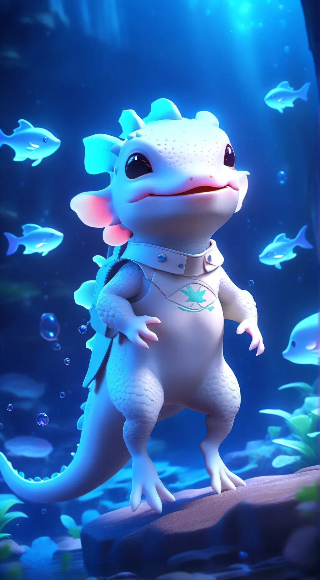 ai character: KnitoPET background