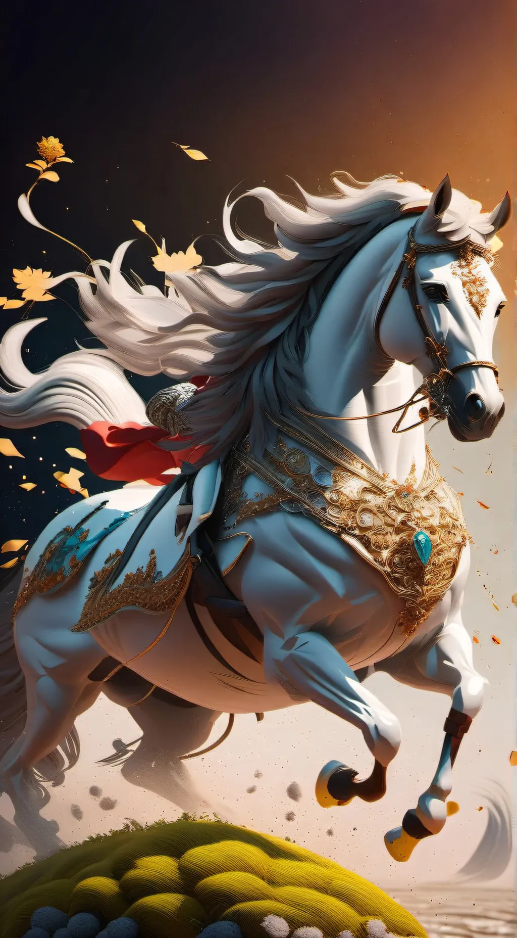 ai character: Caballo  background