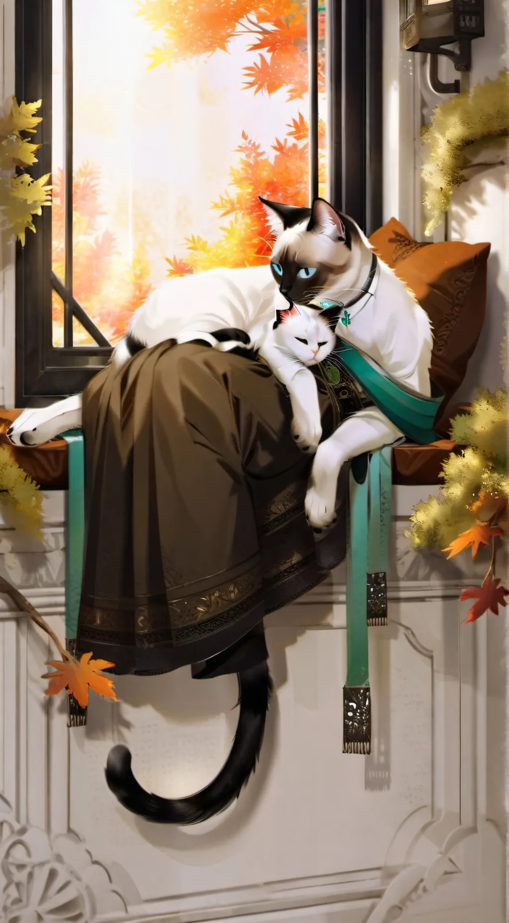 ai character: marshmallow background