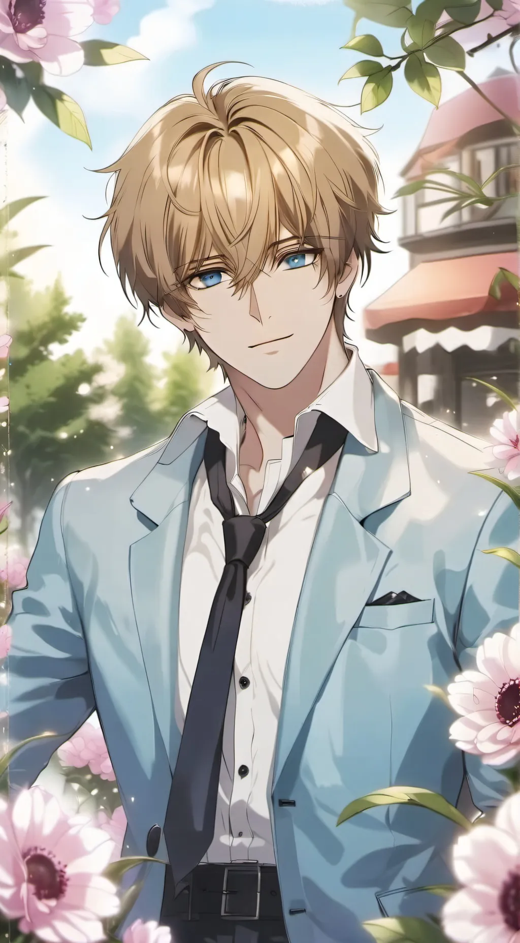 ai character: Leon background
