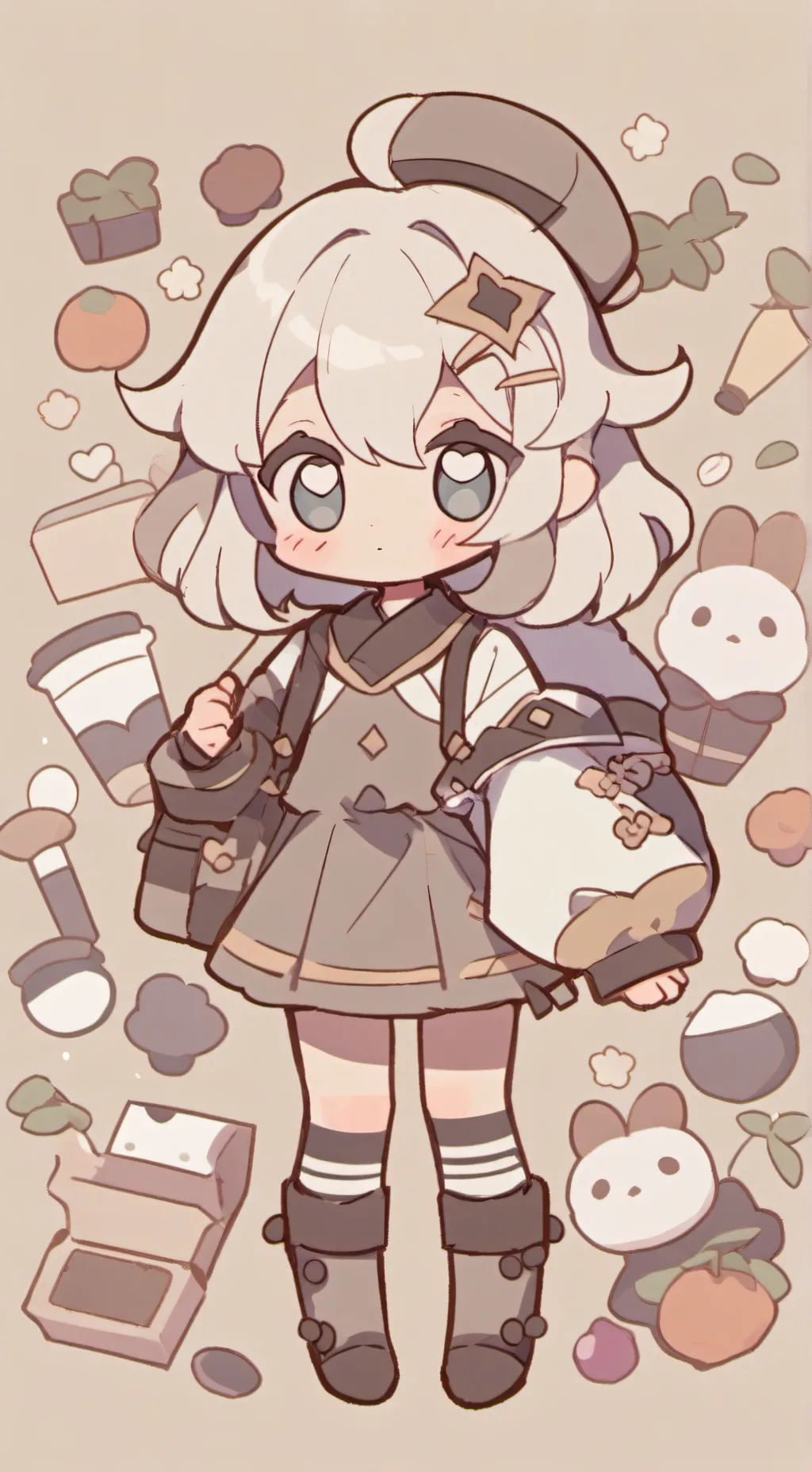 ai character: kani background