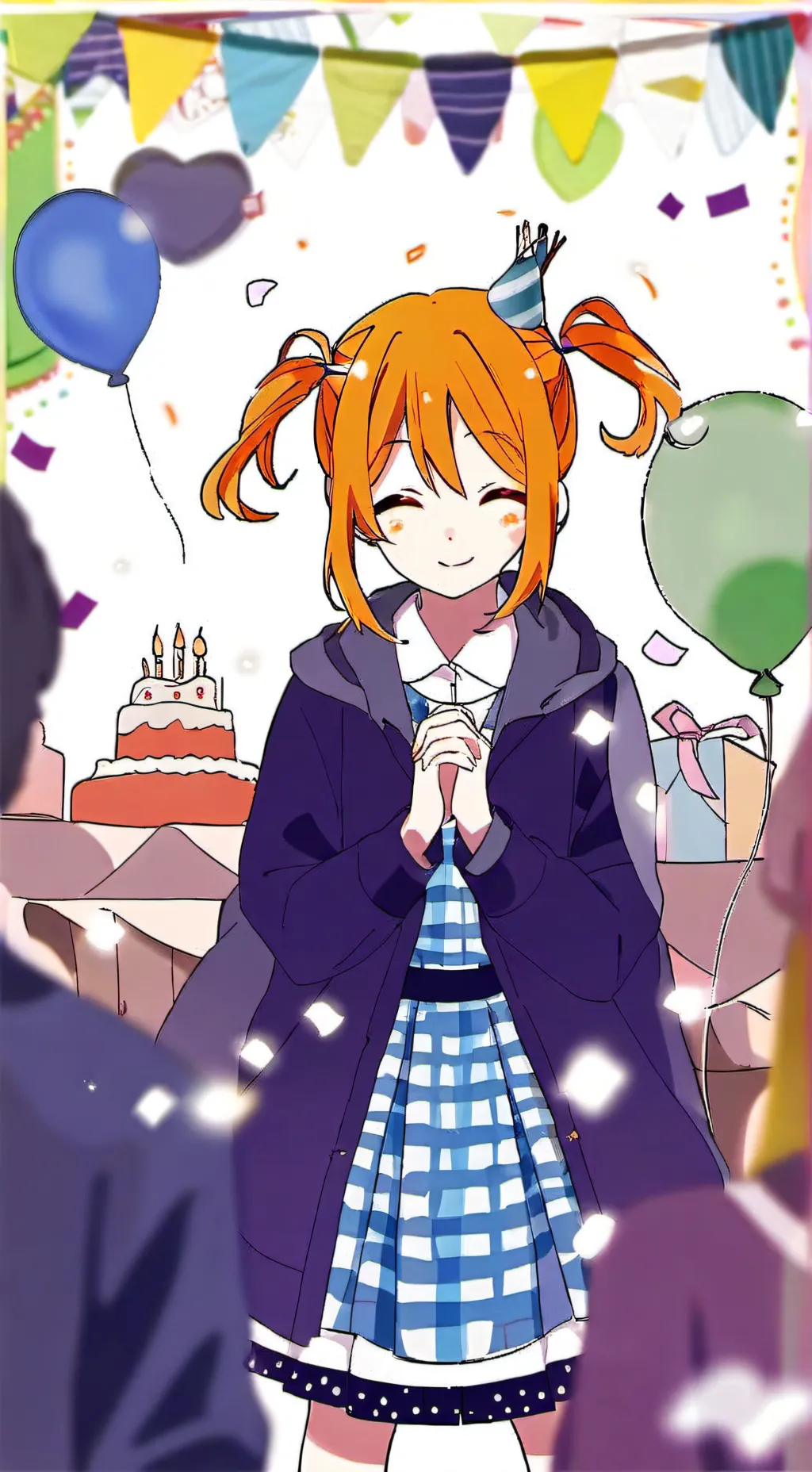 ai character: Birthday  background