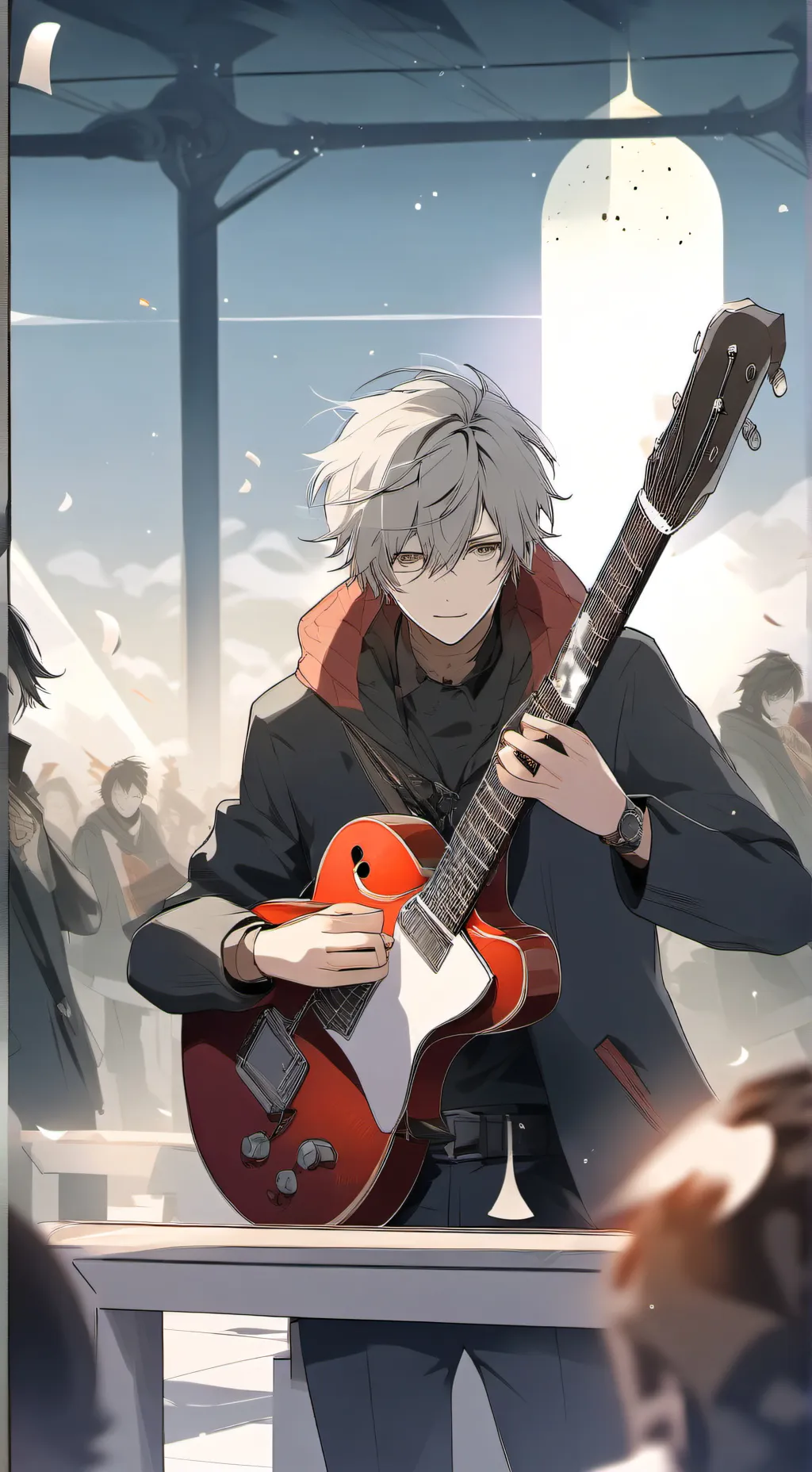 ai character: MHA concert~ background