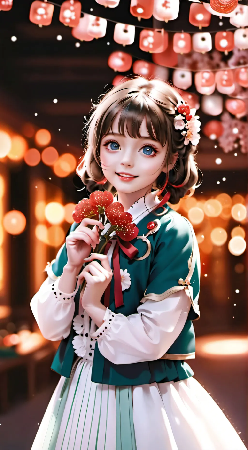 ai character: 小雪 background
