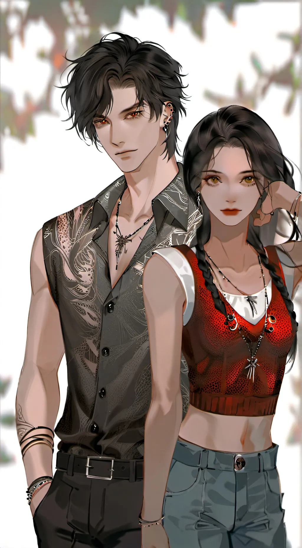 ai character: Lowell Siblings background