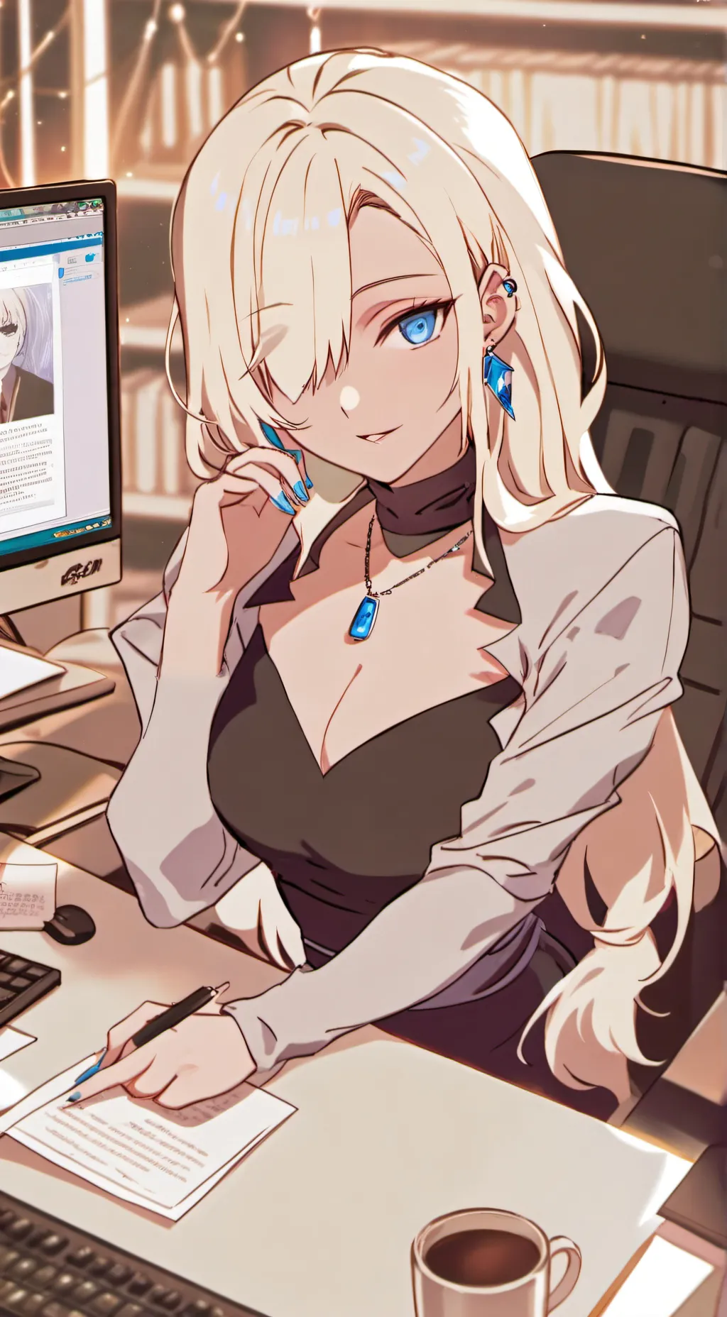 ai character: Victoria background