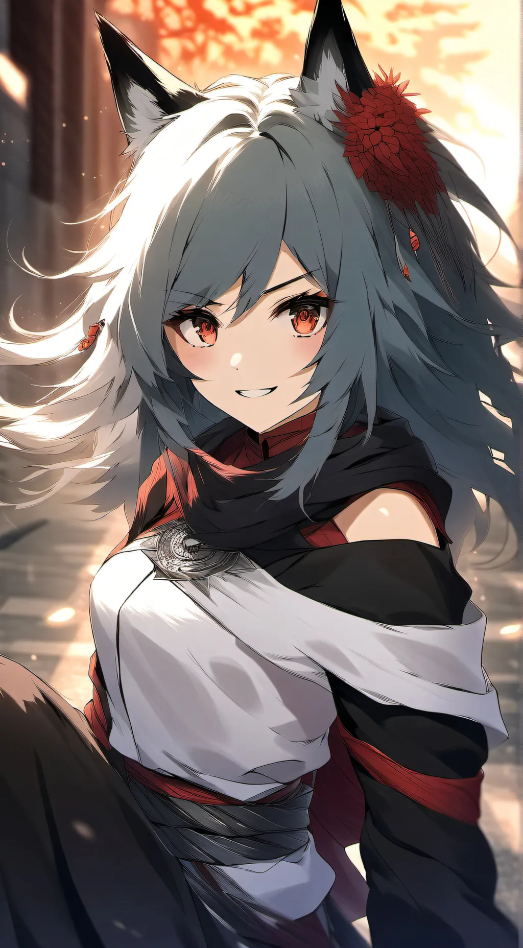 ai character: luna  background