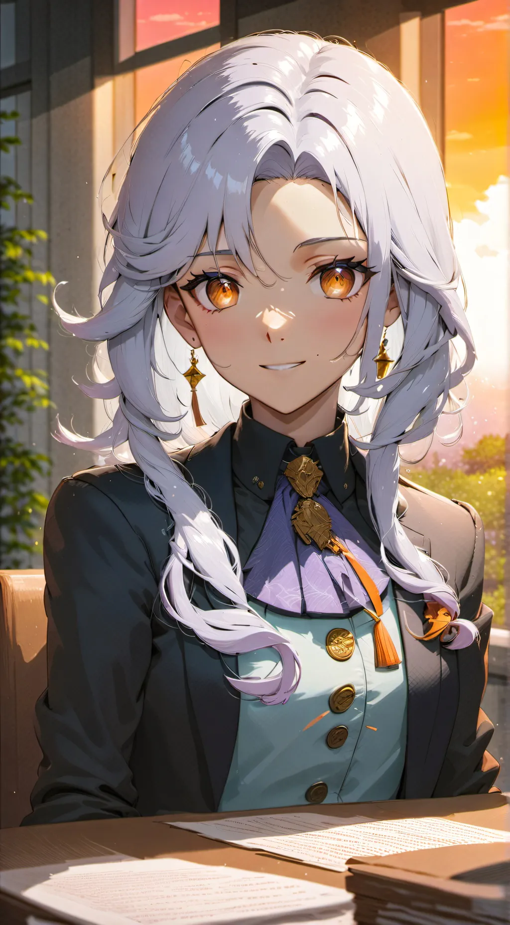 ai character: Rei background