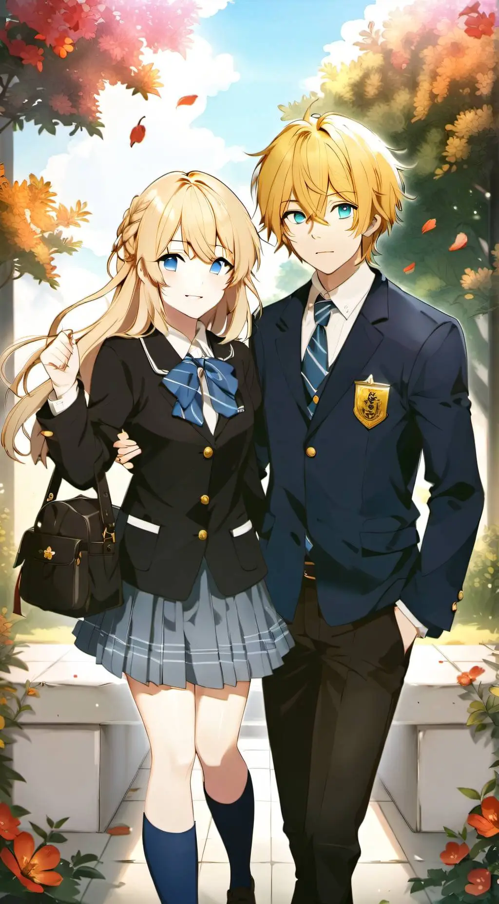 ai character: Emily & Leon background