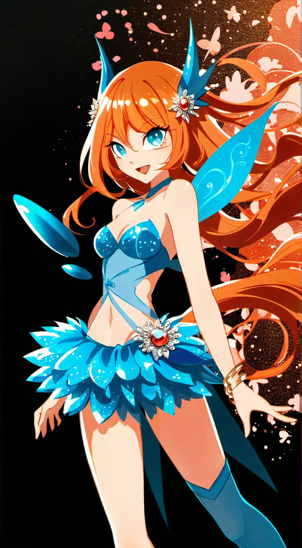 ai character: Bloom background
