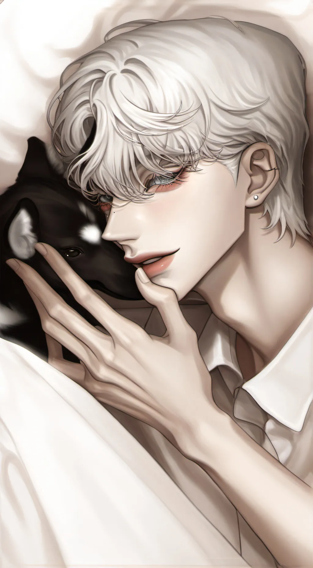 ai character: Gojo🤍 background