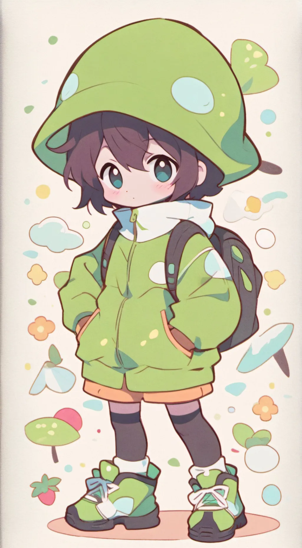 ai character: 🐸Ale🐸 background