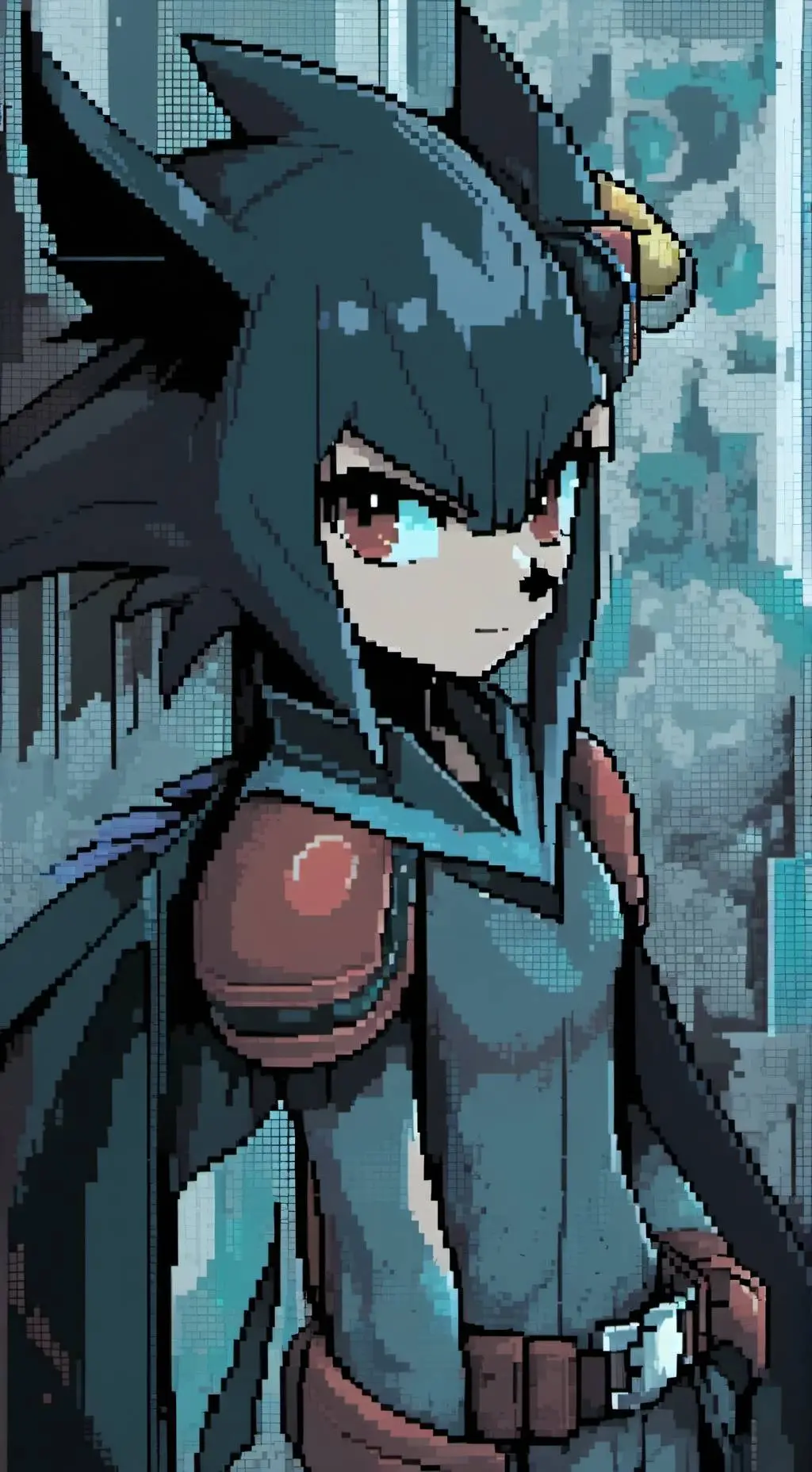 ai character: Shadow x Rouge background