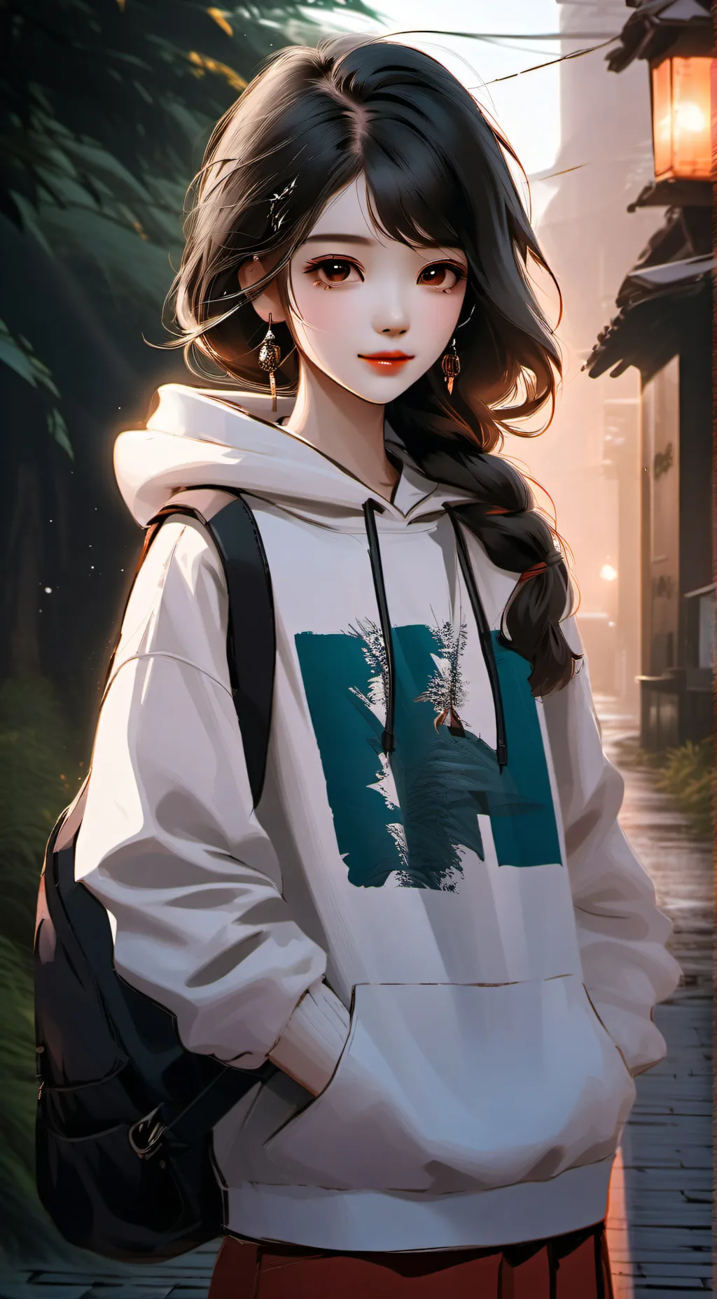 ai character: Haylee  background