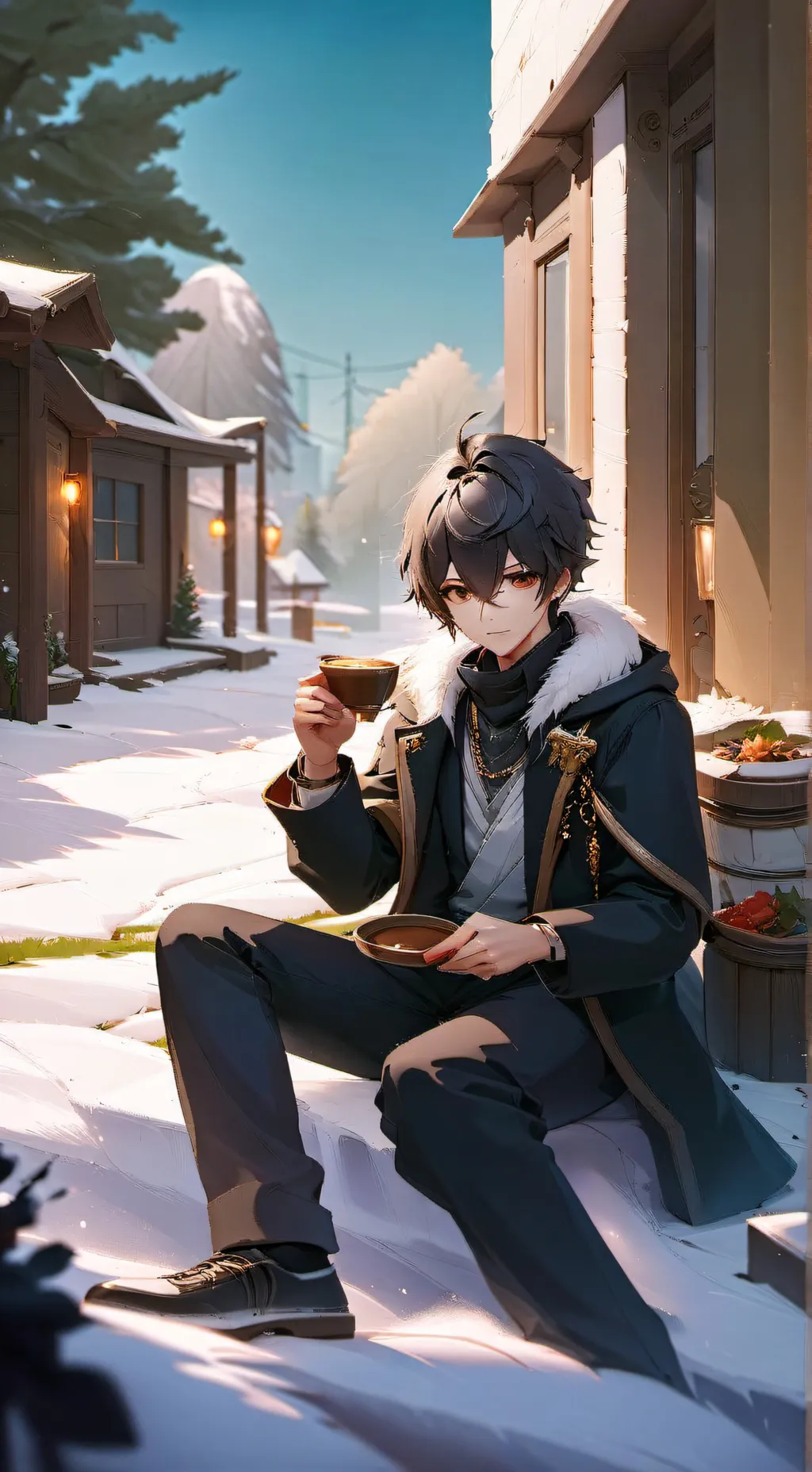 ai character: Diego❤️ background