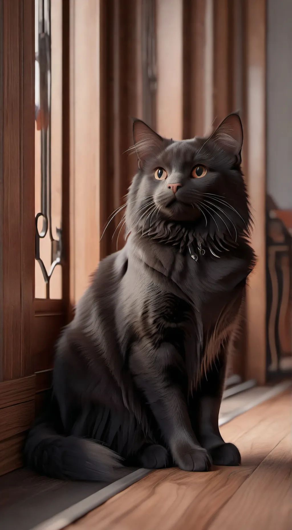 ai character: котёнок background