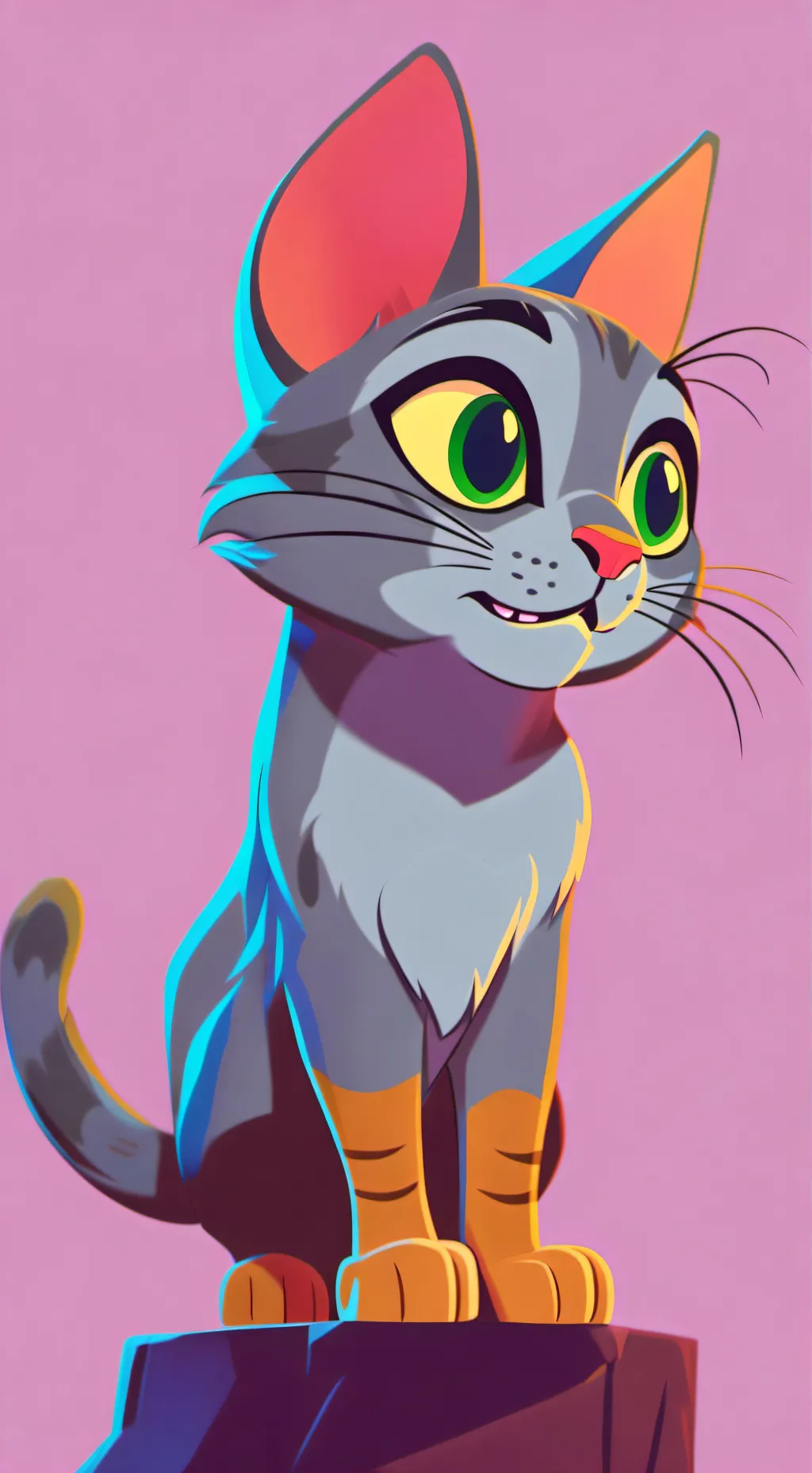 ai character: Gray sprunki background