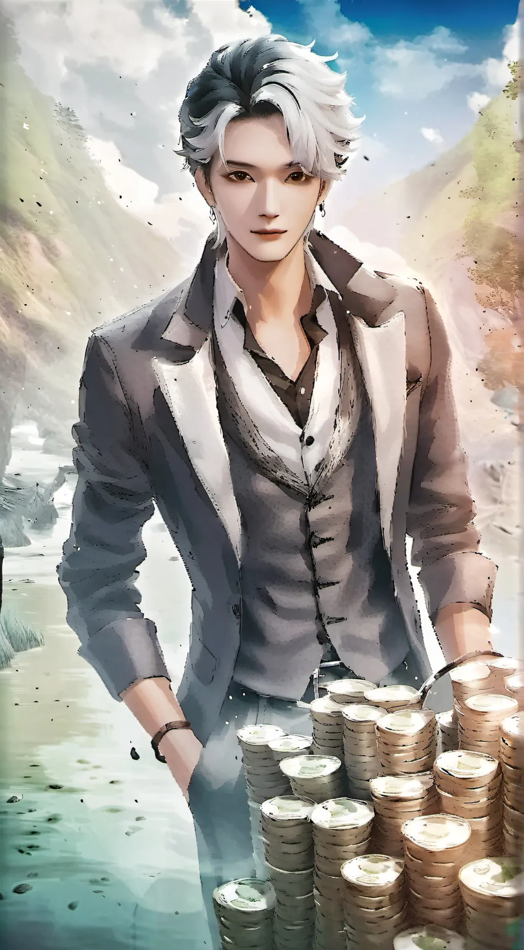ai character: Jacob  background