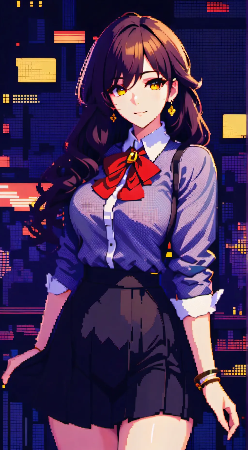 ai character: Jojo  background