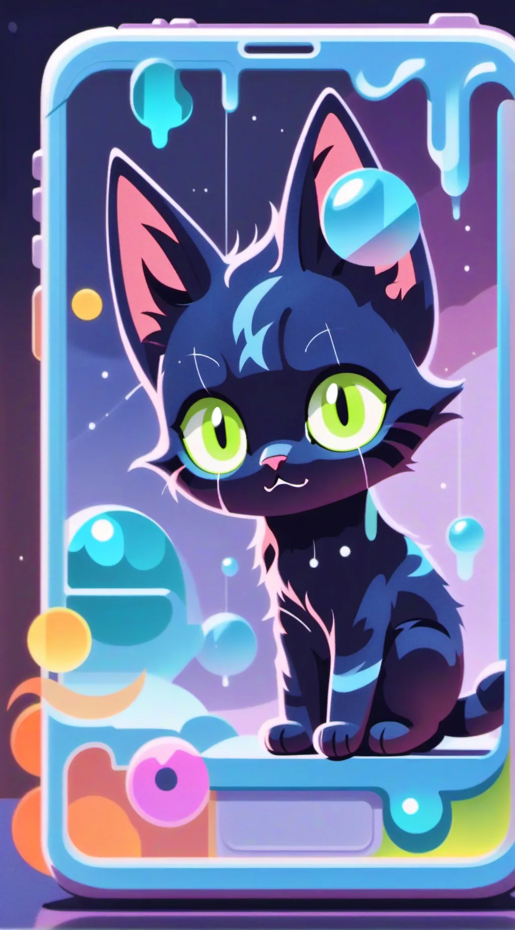 ai character: Kitty background