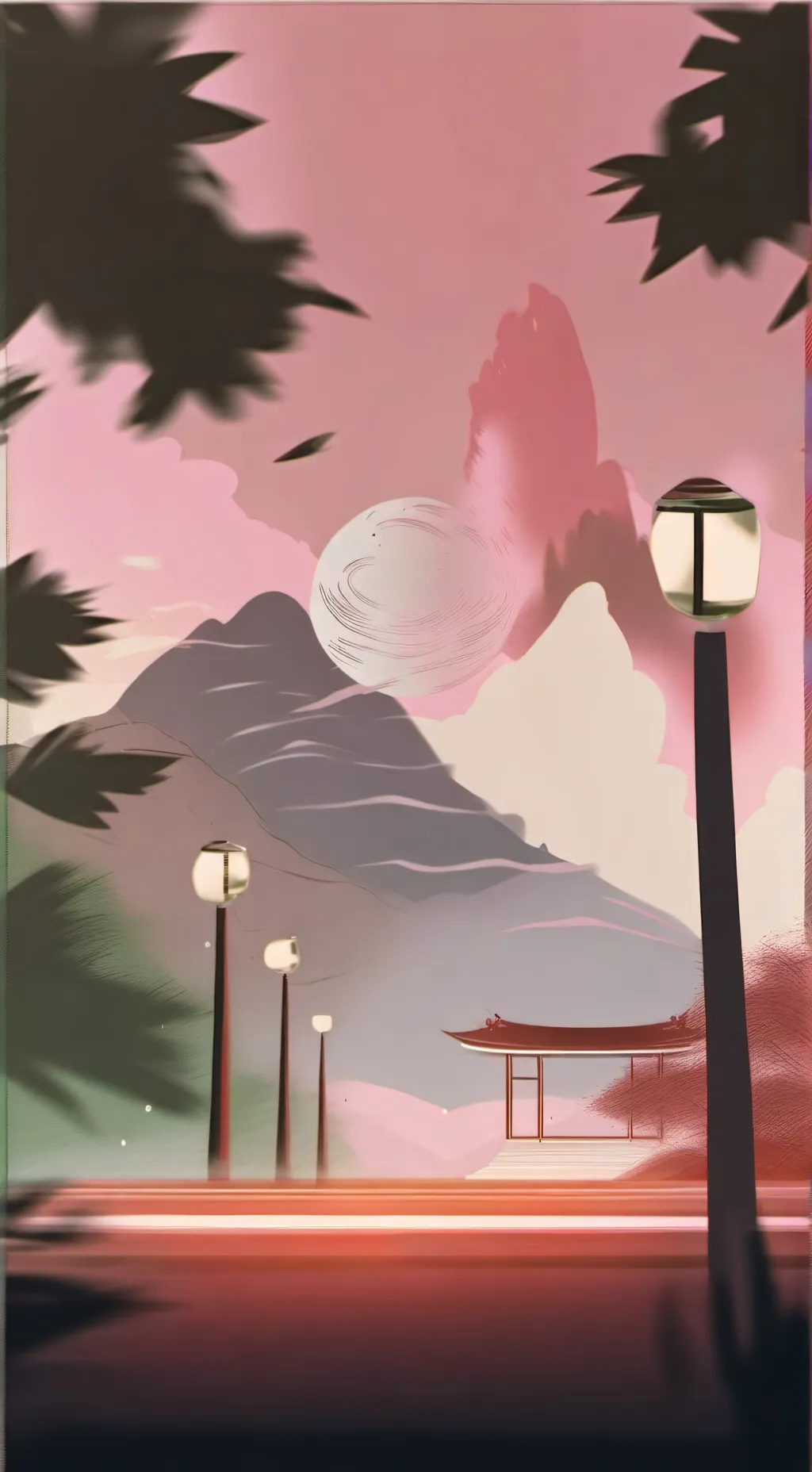 ai character: KNY CHRISTMAS!!!!! background